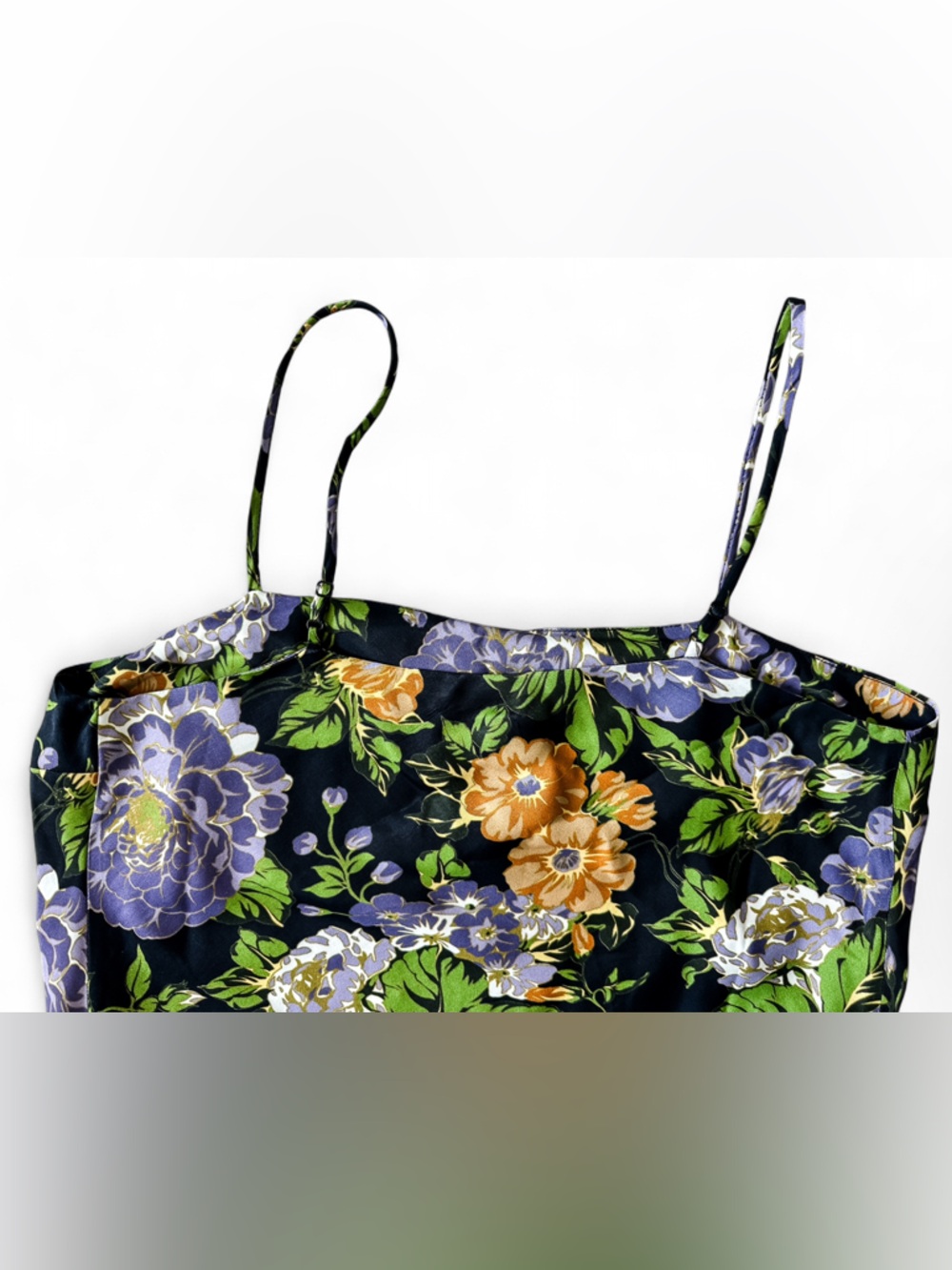 FARM Rio Capri Floral Black Sleeveless Mini Dress Women’s - Size Medium - Picture 12 of 13
